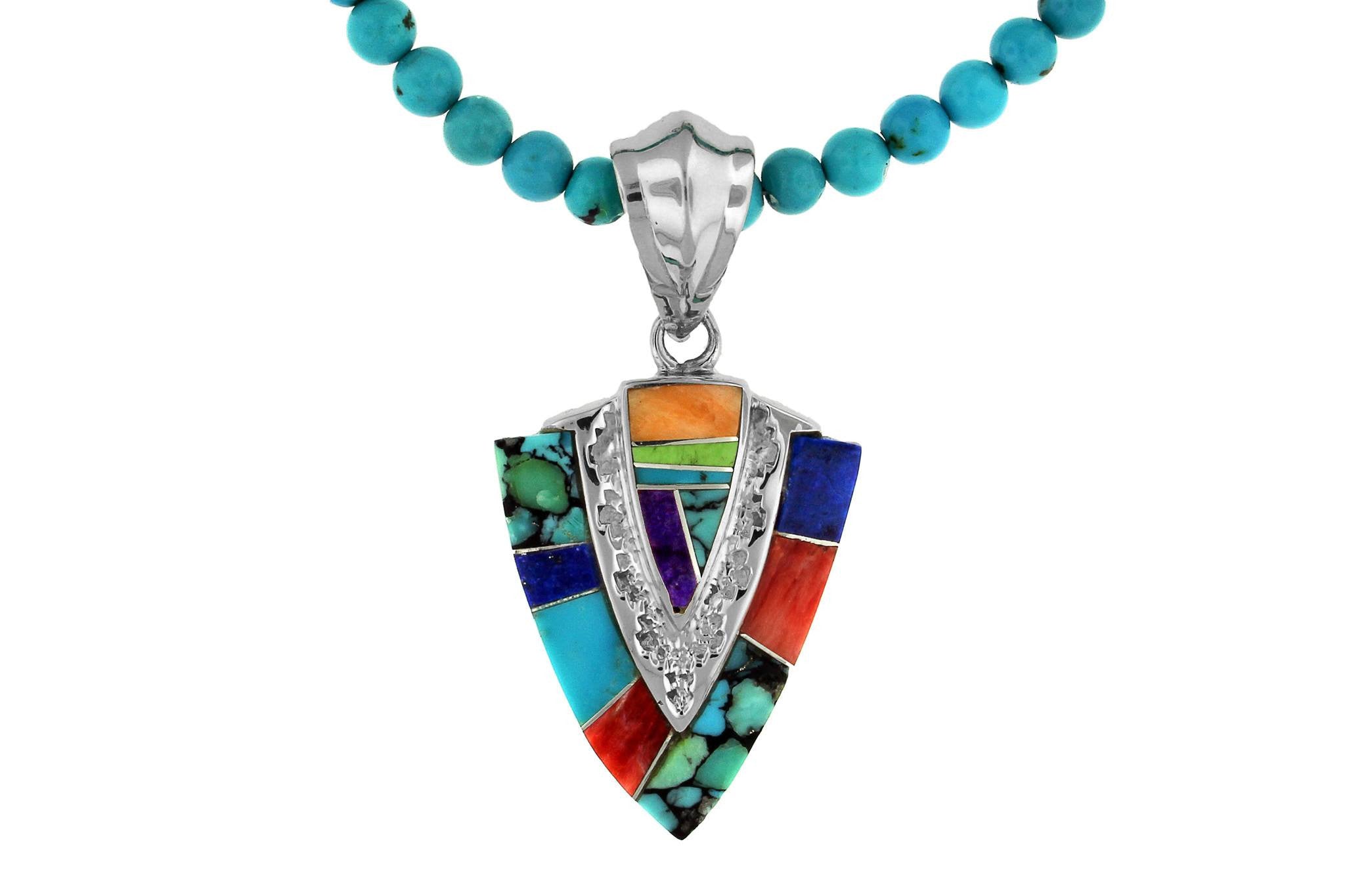 American Indian Turquoise Sterling Silver Necklace | Sedona by Manzano  Jewelers