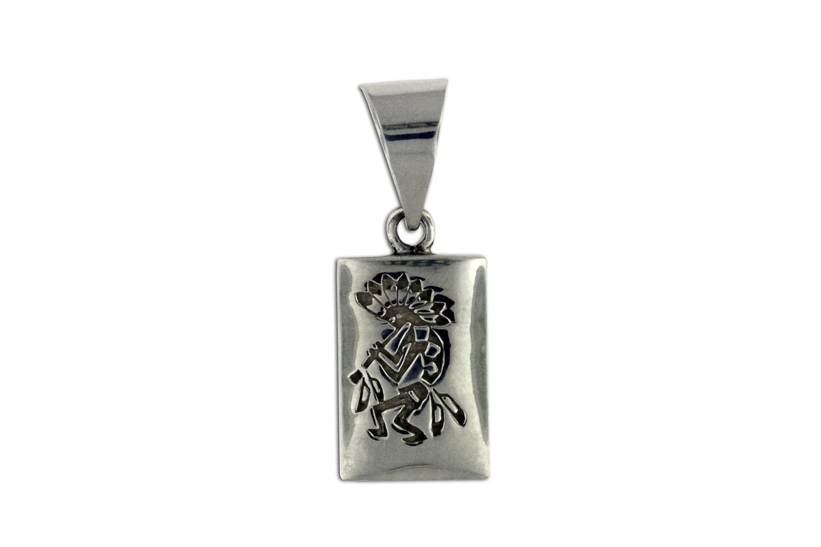 Native American Jewelry - David Rosales Native Earth Kokopelli Pendant