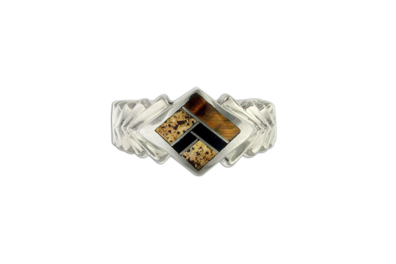Native American Jewelry - David Rosales Native Earth Ring
