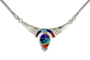 Native American Jewelry - David Rosales Winged Necklace