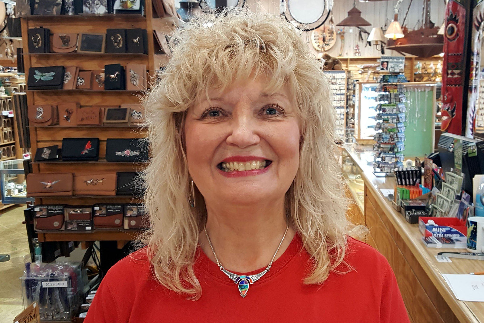 Native American Jewelry - David Rosales Winged Necklace