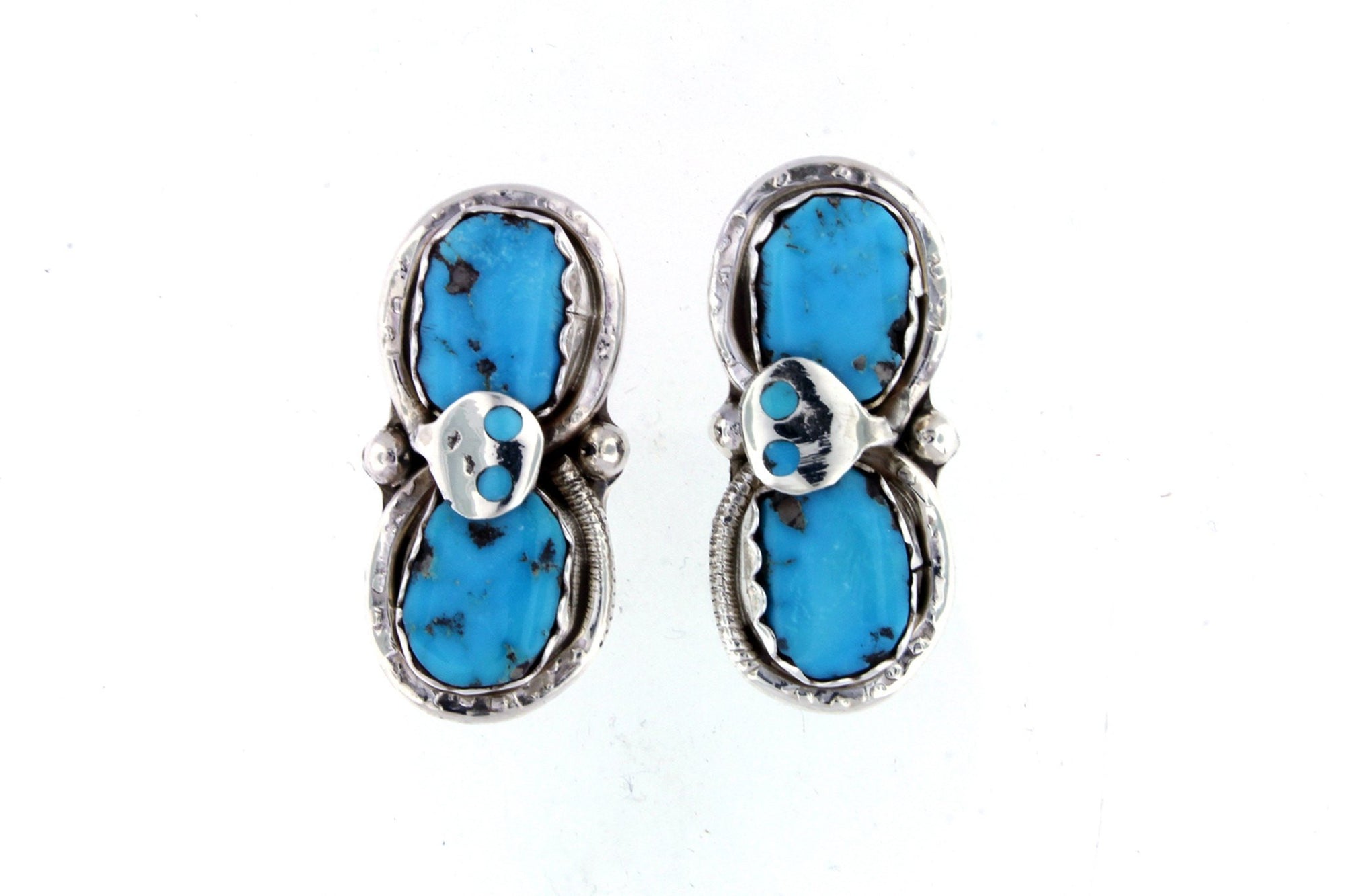 Native American Turquoise Jewelry - Effie Calavaza Earrings