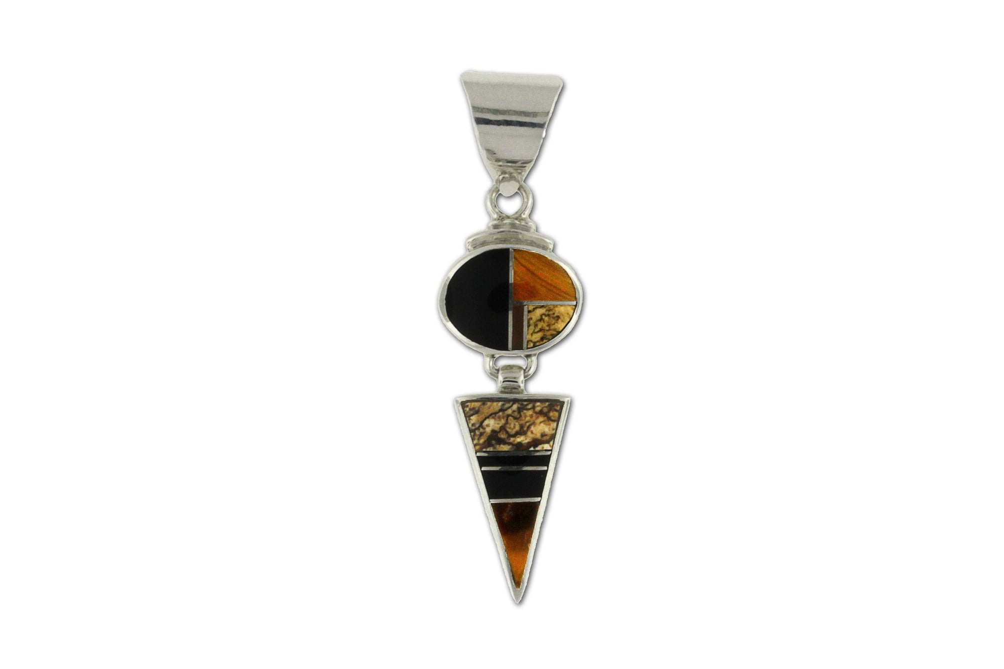 Native Earth Pendant by David Rosales - Native American Jewelry