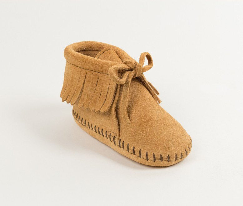 Moccasin - Fringe Bootie