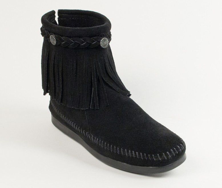 Moccasin - Hi Top Back Zip Boot