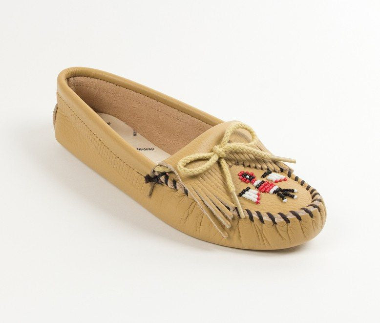 靴 MINNETONKA Thunderbird Softsole in Smooth Leather by Minnetonka