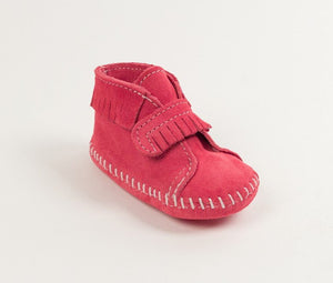 Moccasin - Velcro Front Strap Bootie