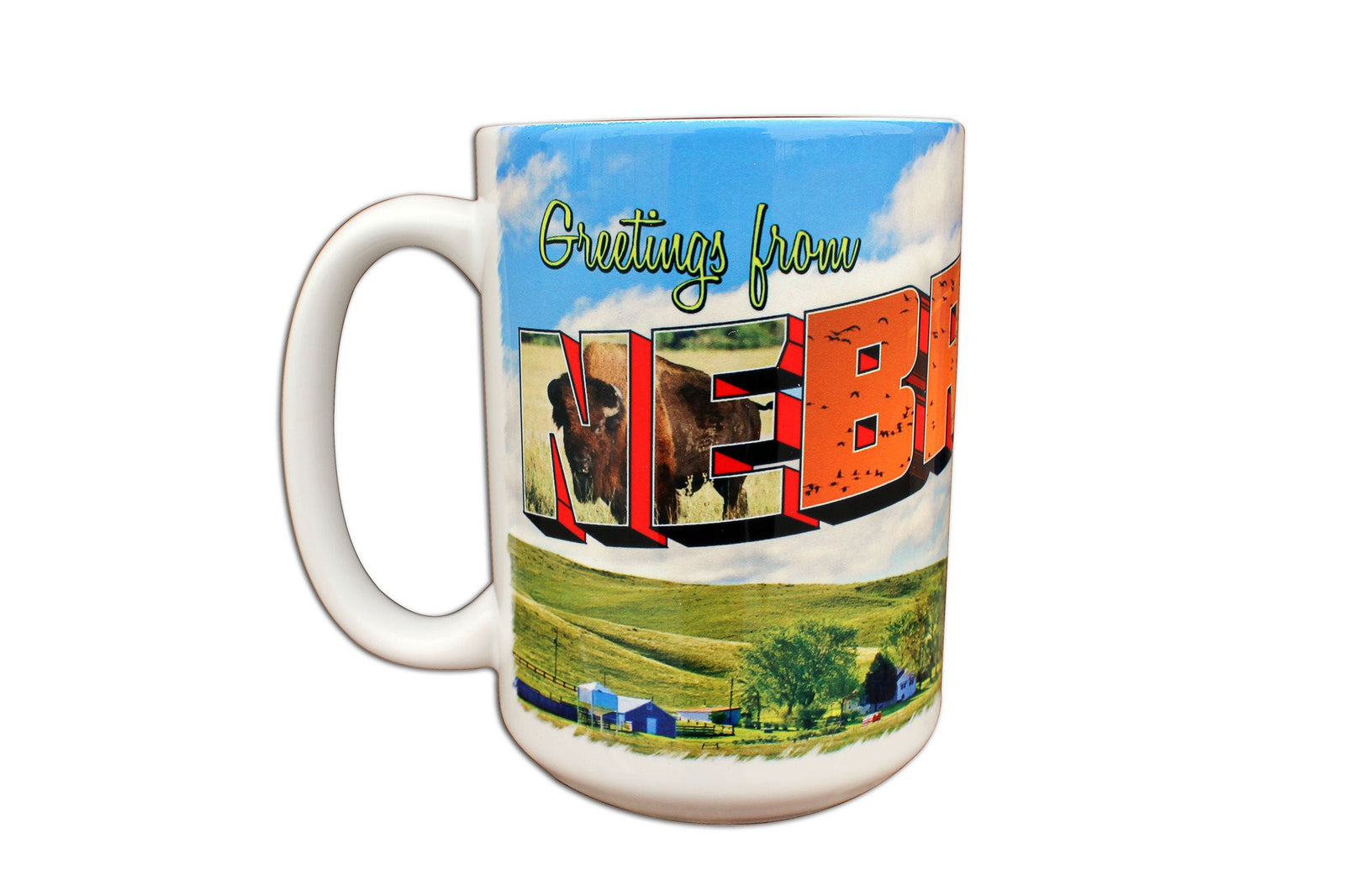 Souvenir - Greetings From Nebraska Coffee Mug
