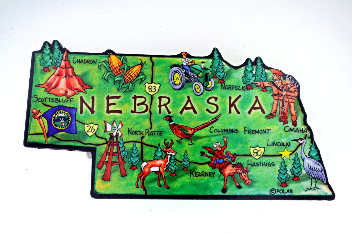 Nebraska Souvenir State Stagecoach Jewelry